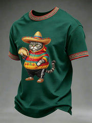 Men's Cinco de Mayo Printed Casual T-Shirt