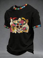Men's Cinco De Mayo Print Short-Sleeve T-Shirt