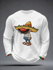 Men's Cinco de Mayo Waffle Long-Sleeve T-Shirt