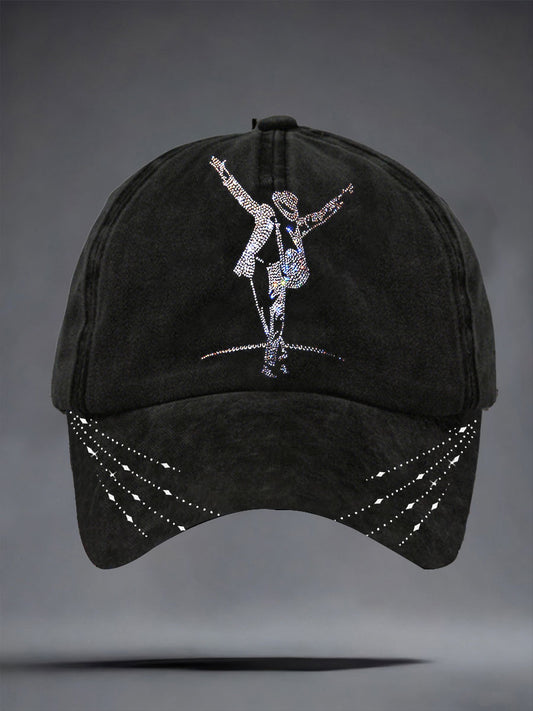 Unisex Pop Music Figure Print Hat