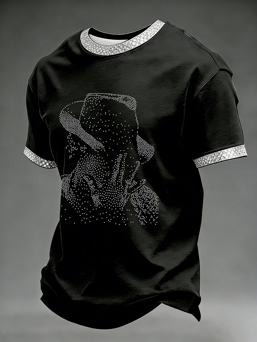 Men's Pop Music Inspired Casual T-shirt