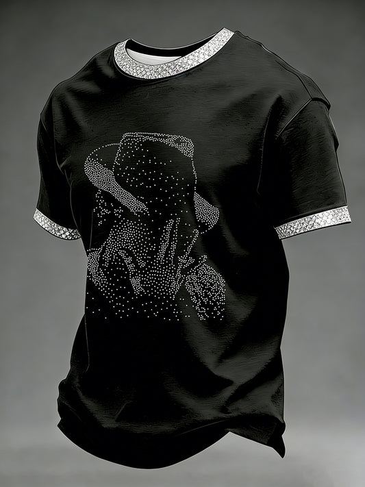 Men's Pop Music Inspired Casual T-shirt