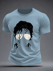 Men's Men's Pop Music Inspired Casual T-shirt
