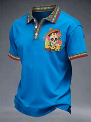 Men's Cinco De Mayo Print Short-Sleeve Top