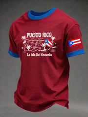 Men's Puerto Rico Printed T-shirt