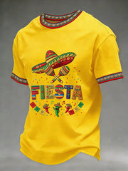 Men's Cinco De Mayo Print Short-Sleeve T-shirt