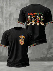 Men's Cinco De Mayo Print Short-Sleeve T-shirt