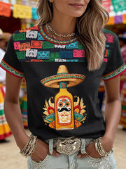 Women's Cinco de Mayo short-sleeved T-shirt