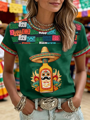 Women's Cinco de Mayo short-sleeved T-shirt