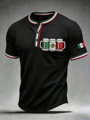 Men's Cinco de Mayo Beer Waffle Tops