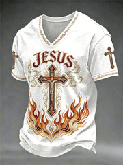Men's Faith V-neck T-shirt