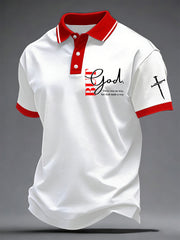 Men's "But God" Print Casual T-Shirt