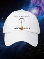 Unisex  Artemis II 2026 Return To The Moon For All Humanity Print Hat