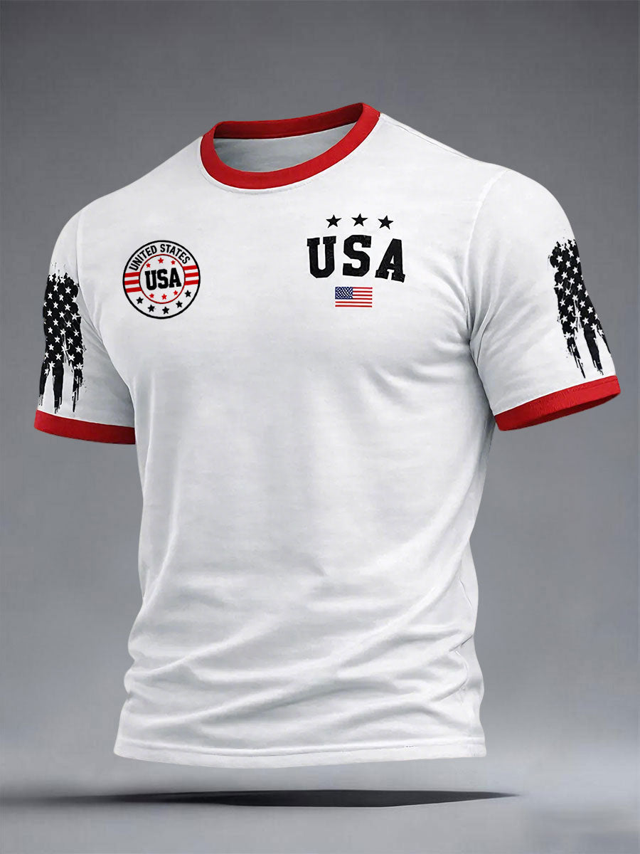 Men's USA Flag T-Shirts