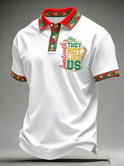 Men's Juneteenth They Not Like Us Since 1865 Print Casual Polo