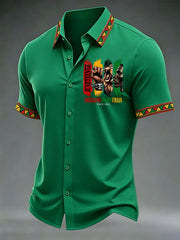 Men's Juneteenth 1865 Printed Shirt