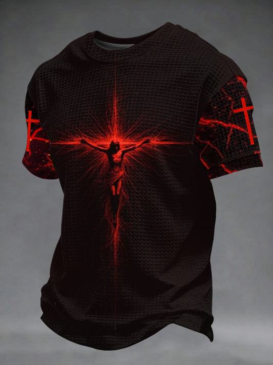 Men's Faith Printed Waffle T-shirt