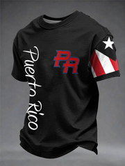 Men's Puerto Rico Printed short sleeves t-shirt