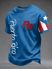 Men's Puerto Rico Printed short sleeves t-shirt