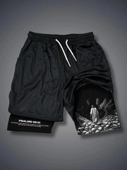 Men's Psalms 58:10 sports shorts