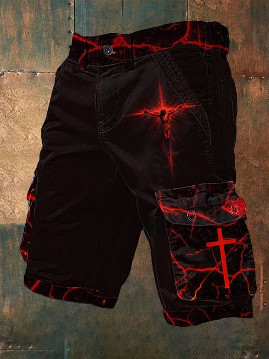 Men's Faith printed shorts