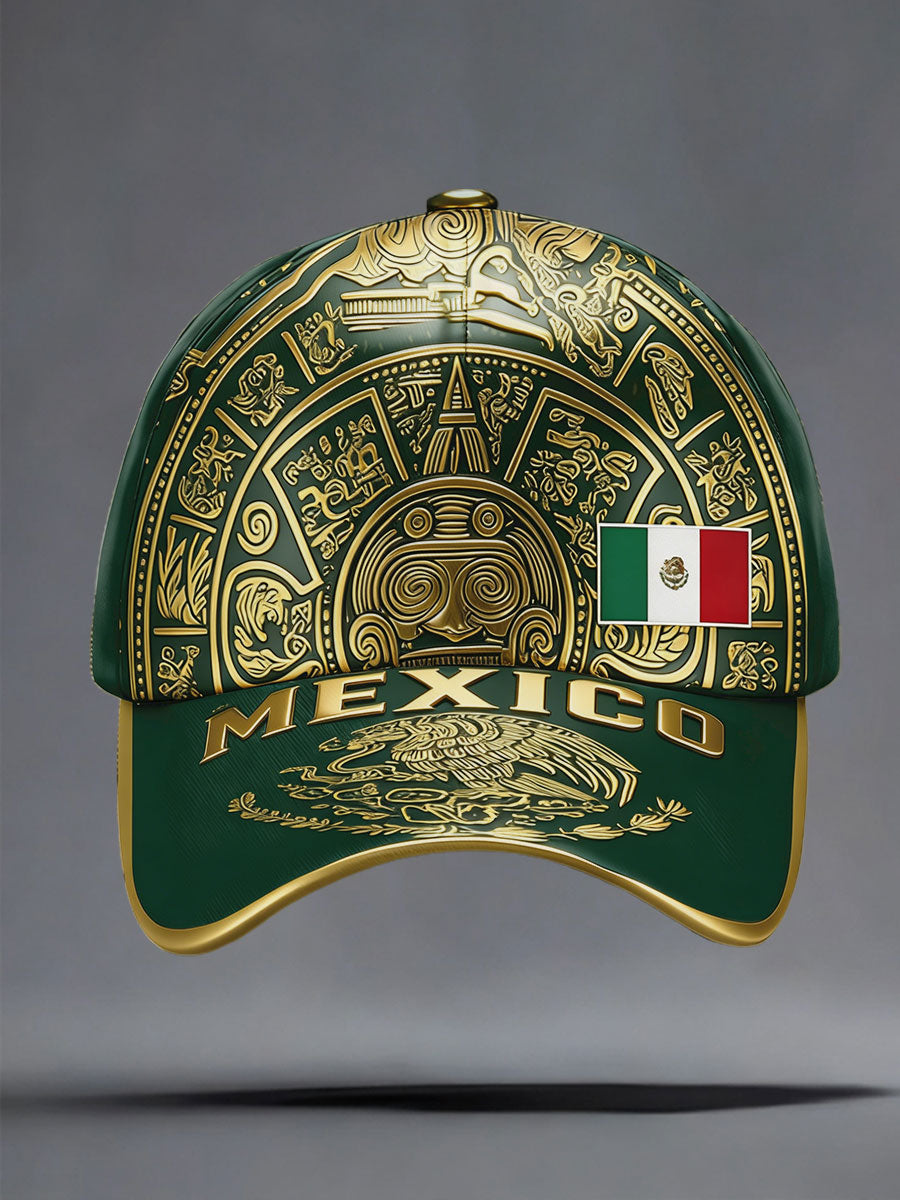 Unisex Mexico Football Lover Printed Hat