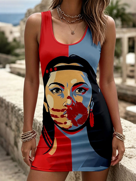 Women's MMIW Red Dress