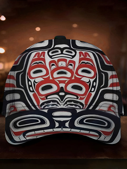 Indigenous print casual unisex cap