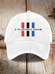 Unisex E pluribus unum Printed Hat