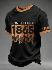 Men's Juneteenth Print Casual Tee