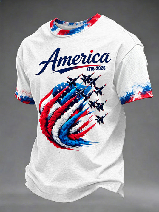 Men's Independence Day America 1776-2026 Print Tee