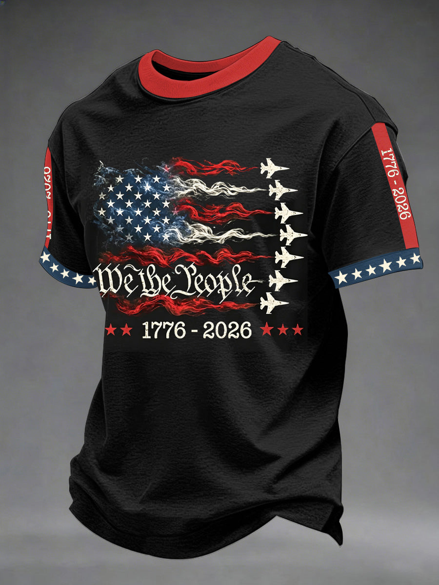 Men's Independence Day We The People 1776-2026 Print Tee