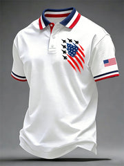 Men's Independence Day Print Polo
