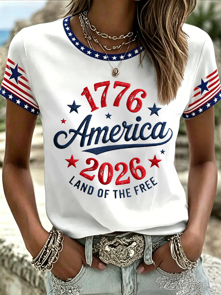 Women's Independence Day Print Tee