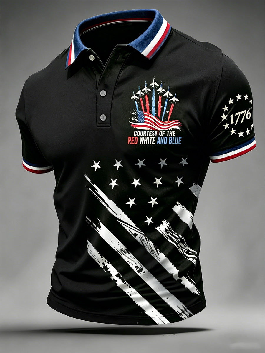 Men's Independence Day Print Polo