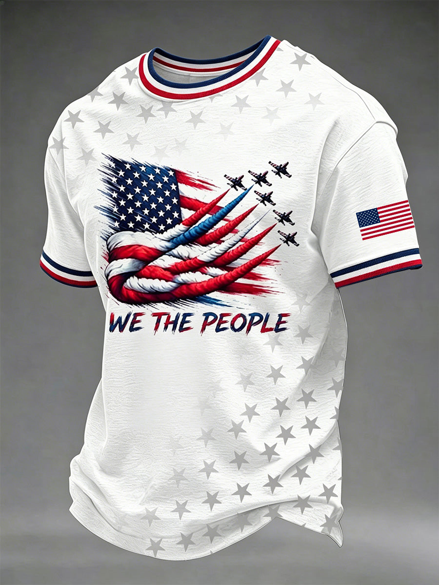 Men's Independence Day We The People Print Tee