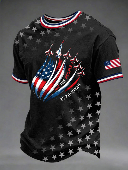 Men's Independence Day We The People Print Tee
