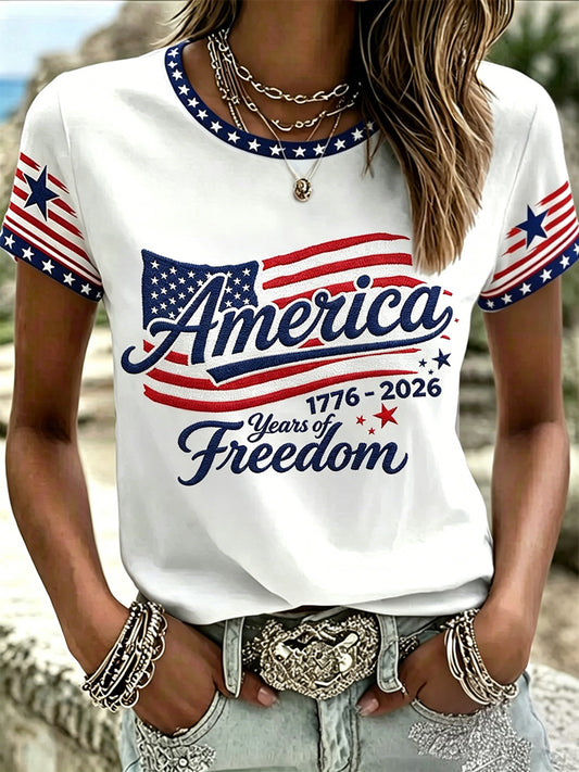 Women's Independence Day Print Tee