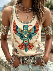 Women's Native Hummingbird Art Vests (No Arm Accessories)