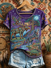 Women's Native Animals Art T-Shirts