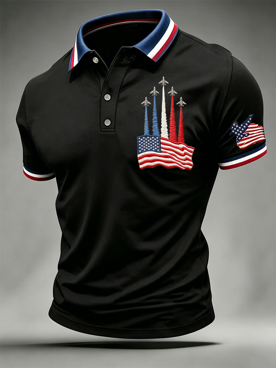 Men's Independence Day Print Polo