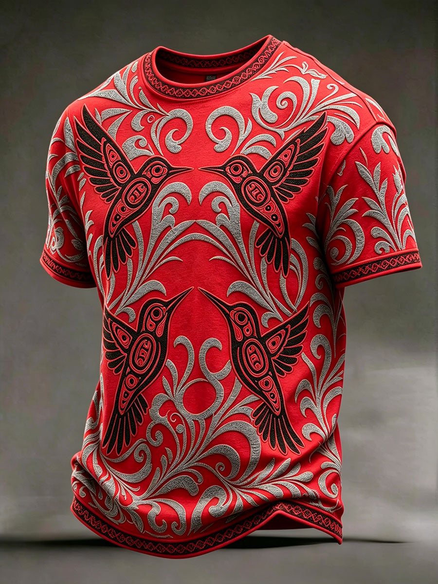 Men's Native Hummingbird Art T-Shirts