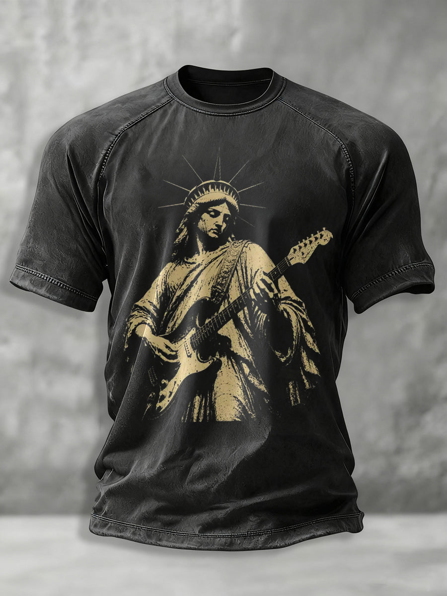 Men's Funny 4th of July Casual T-shirt