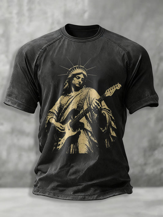 Men's Funny 4th of July Casual T-shirt