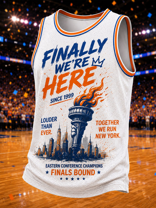 Men's Gift For Basketball Fans Print Casual Vest
