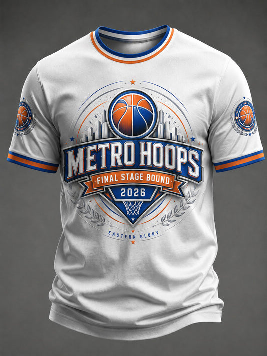 Men's New York Basketball Printed T-shirt