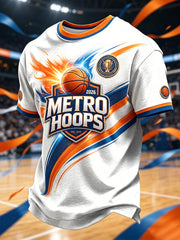 Men's Classic Basketball Fan Graphic T-shirt