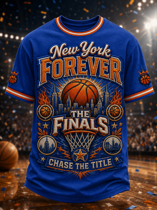 Men's Classic Basketball Fan Graphic Short Sleeve T-shirt