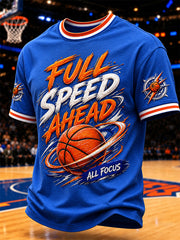 Men's GO NEW YORK GO! Gift For Basketball Fans Print Casual Tee