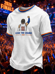 Men's Gift For Basketball Fans Print Casual Tee